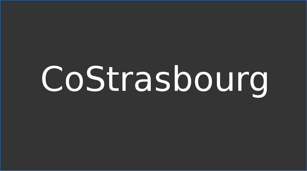 Logotype de CoStrasbourg